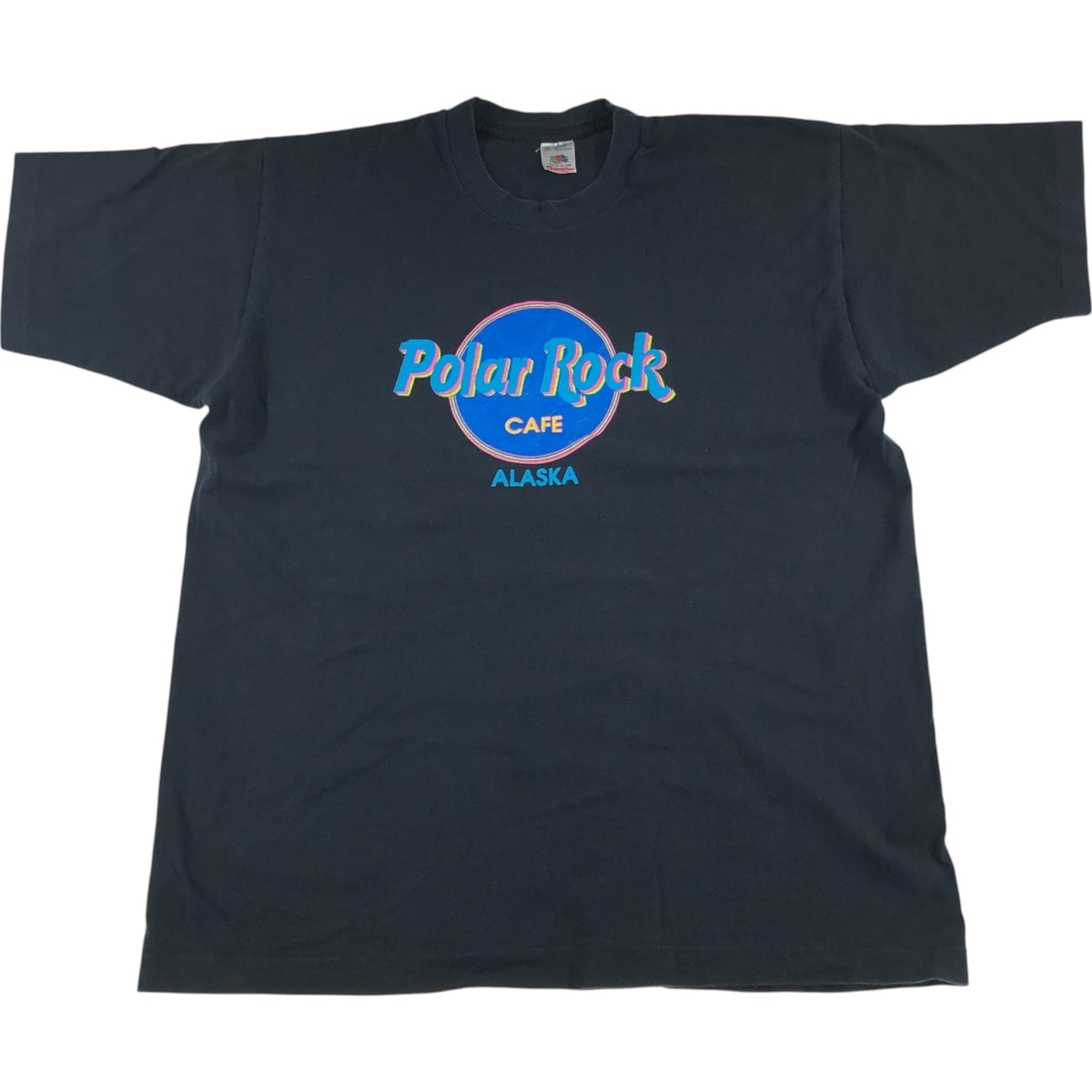 古着 90年代 フルーツオブザルーム Polar Rock CAFE ALASKA アドバタイジングTシャツ USA製 メンズXL相当 ヴィンテージ/eaa542441