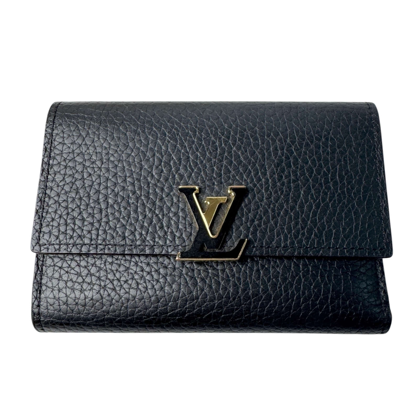 ルイヴィトン LOUIS VUITTON ポルトフォイユ カプシーヌ コンパクト M62157 IC レディース
