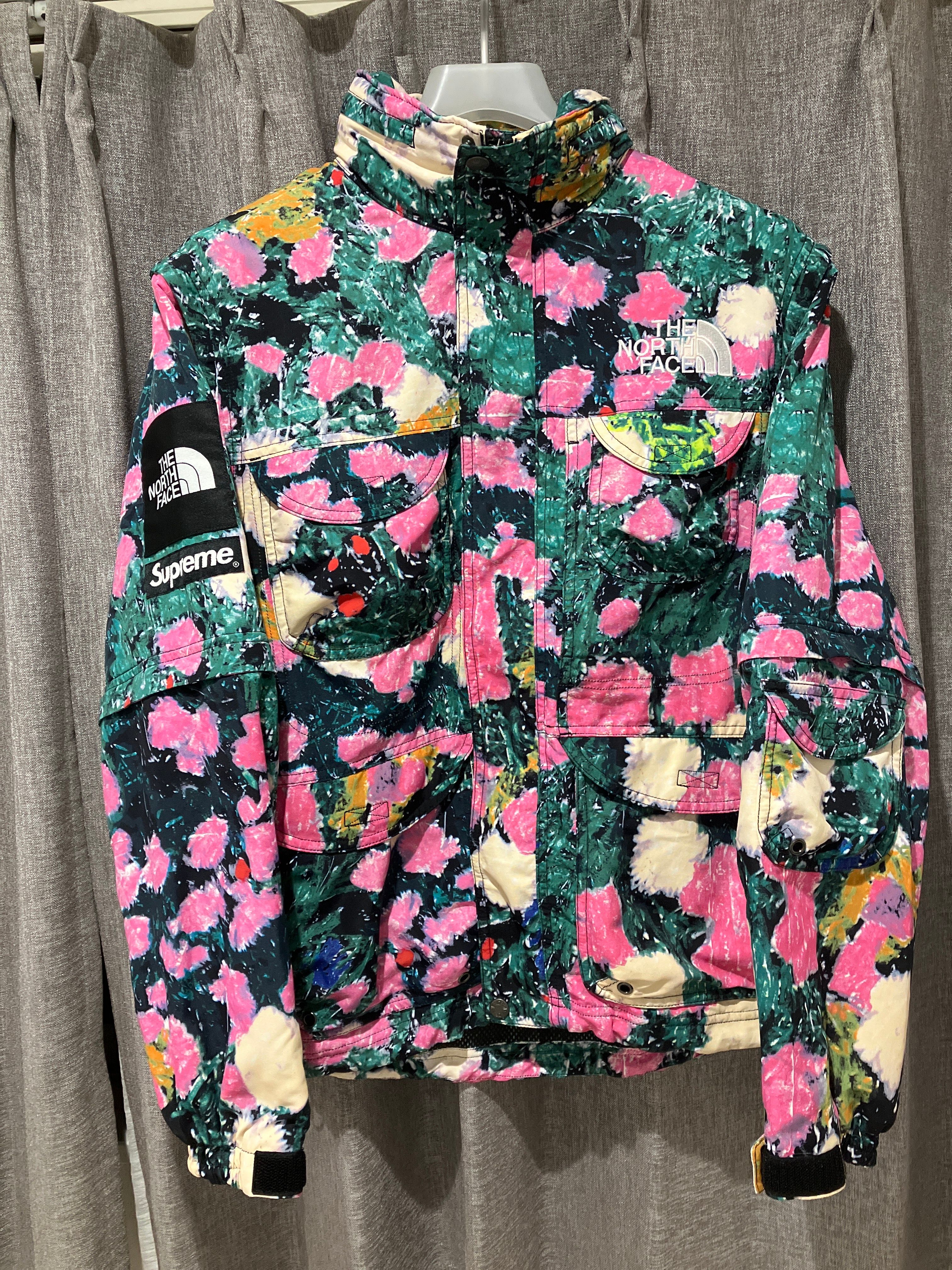 Supreme x The North Face Trekking Convertible Jacket "Flowers"