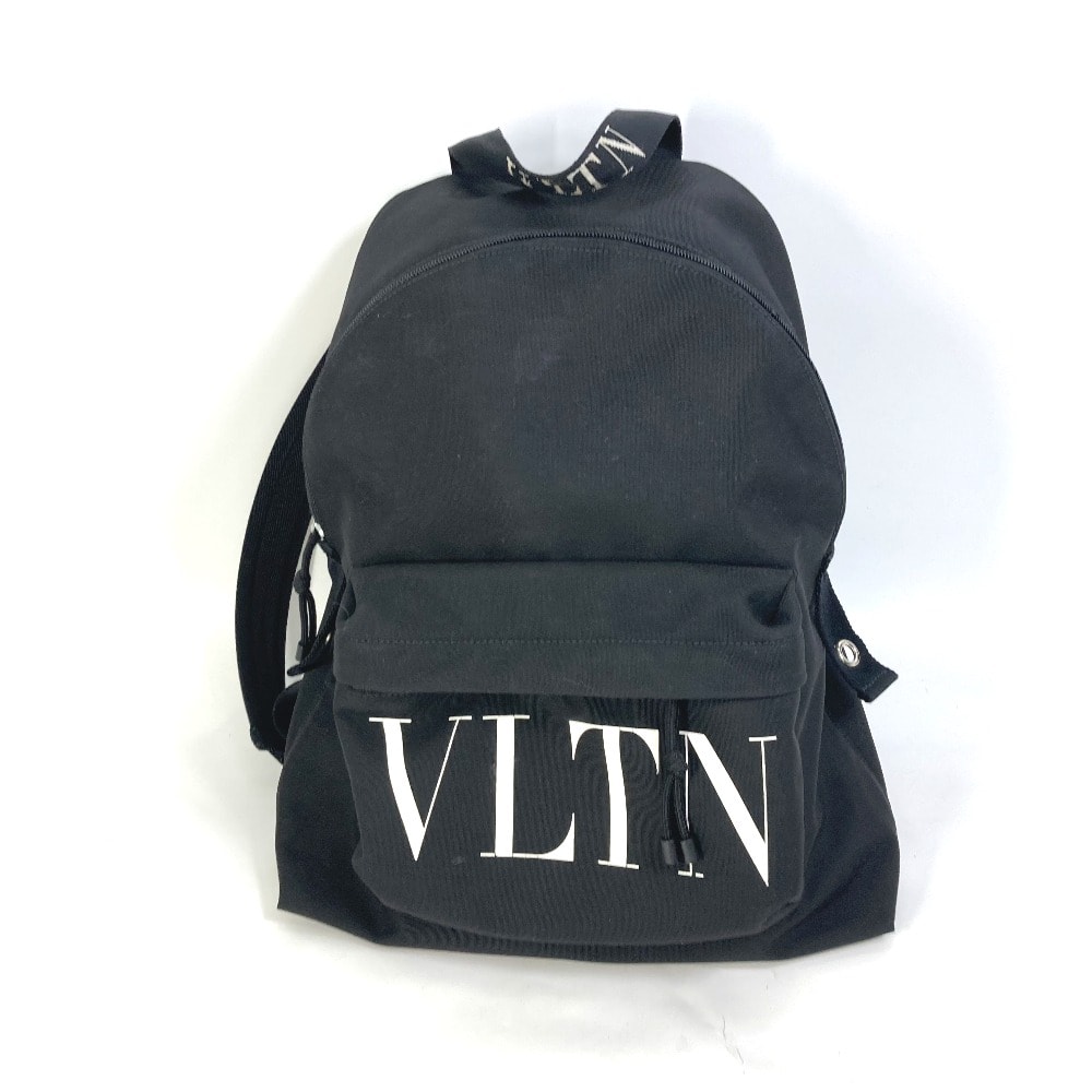 ヴァレンティノ VALENTINO VLTNロゴ カバン バックパック リュックサック ナイロン ブラック