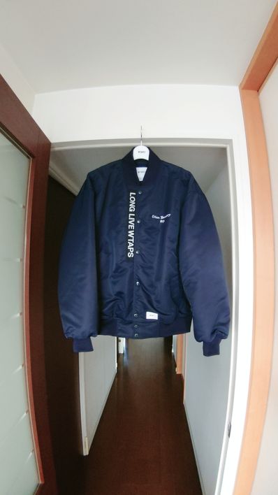 Wtaps Team / Jacket / Nylon. Twill. UT813 "Navy"