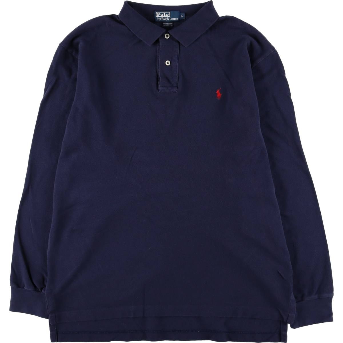古着 ラルフローレン Ralph Lauren POLO by Ralph Lauren 長袖 ポロシャツ メンズL相当/eaa574495