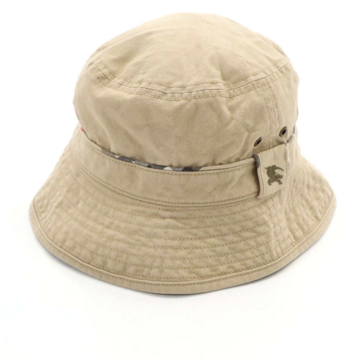 BURBERRY バーバリー 日本製 バケット ハット 52 ベージュ 帽子 三陽商会
