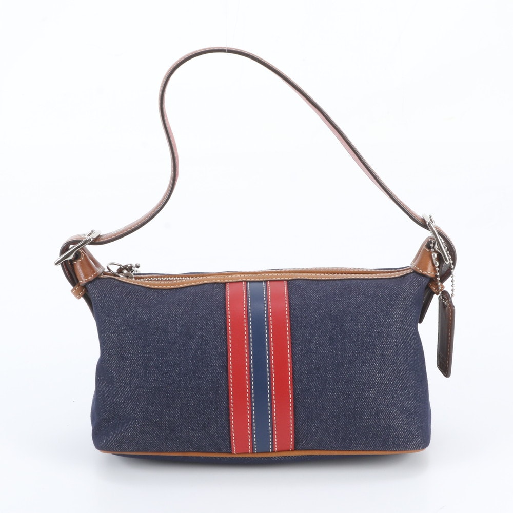 ■極美品 コーチ ショルダーバッグ レザー×キャンバス