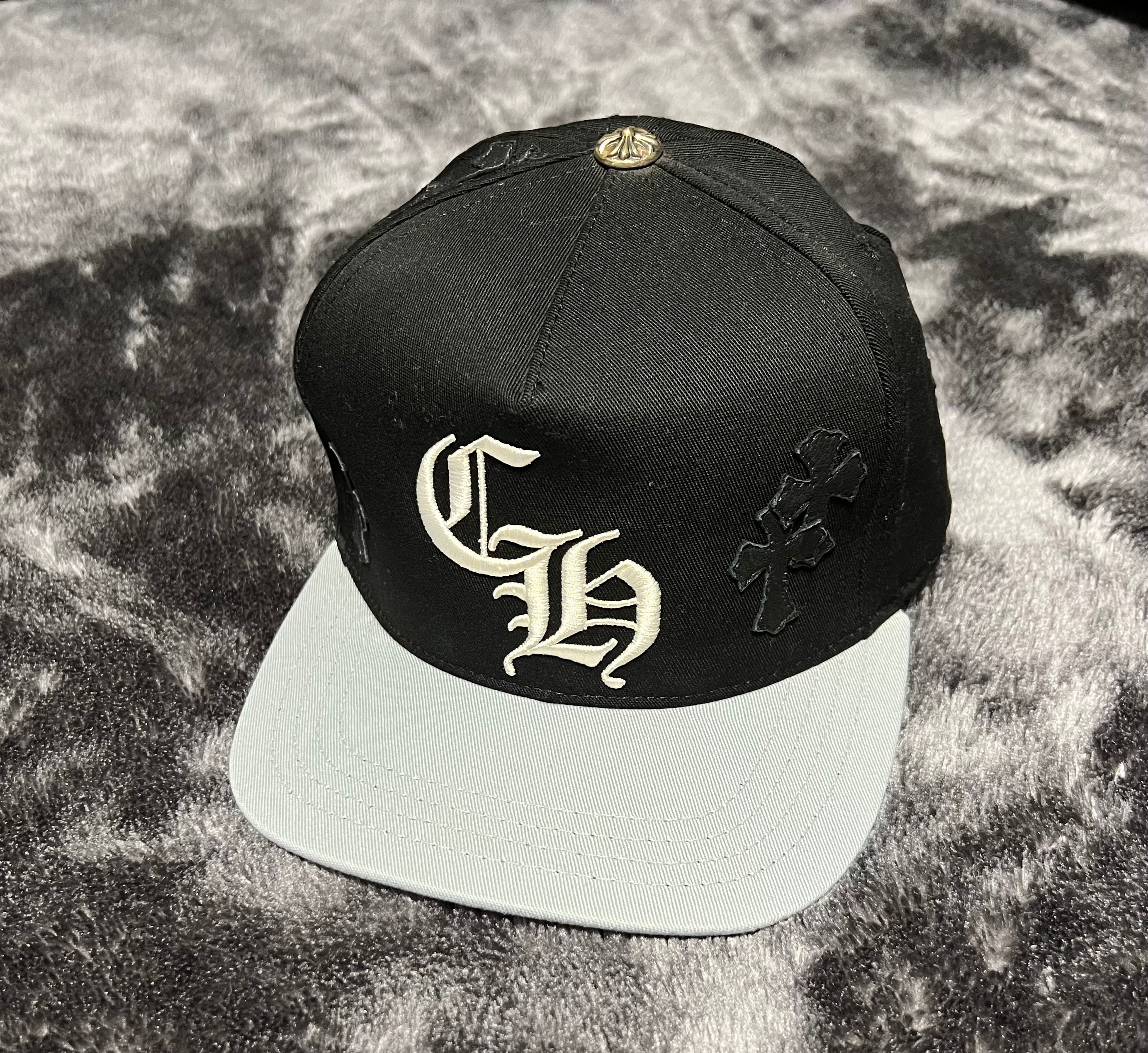 Chrome Hearts CH Hat Cross Patch Baseball Cap "Black/Grey"