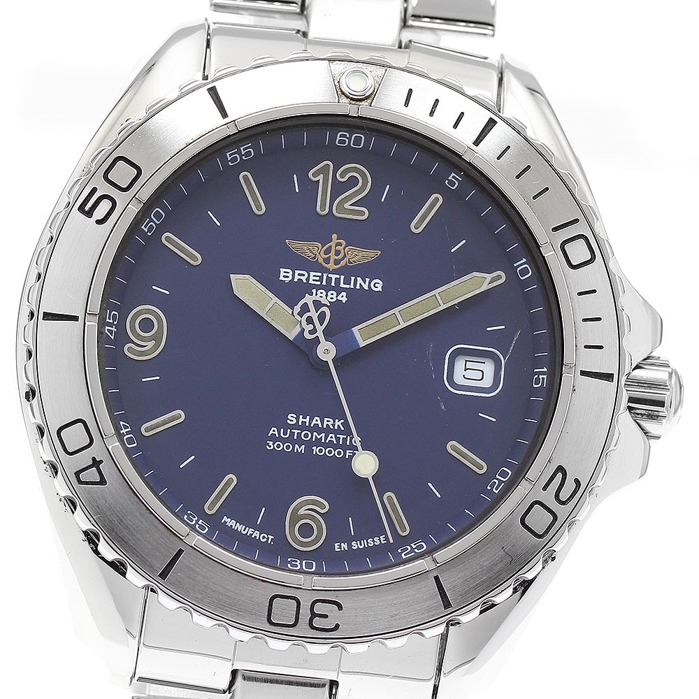 ブライトリング シャーク デイト A17605 自動巻き メンズ 【中古】