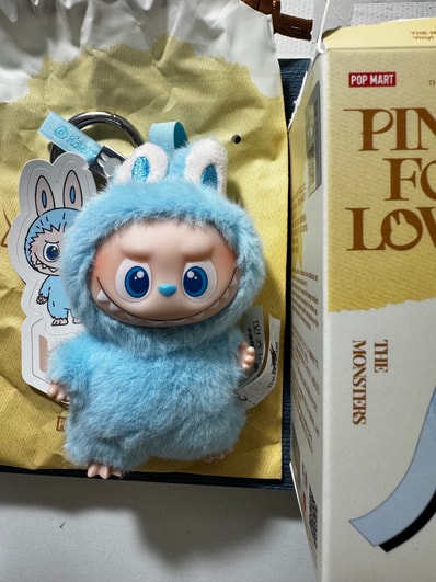 POP MART THE MONSTERS (LABUBU) Pin for Love Series-Vinyl Plush Pendant (A-M) K