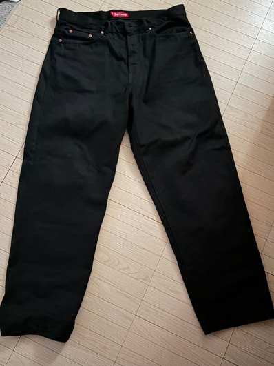 Supreme Baggy Selvedge Jean (25FW) "Rigid Black"
