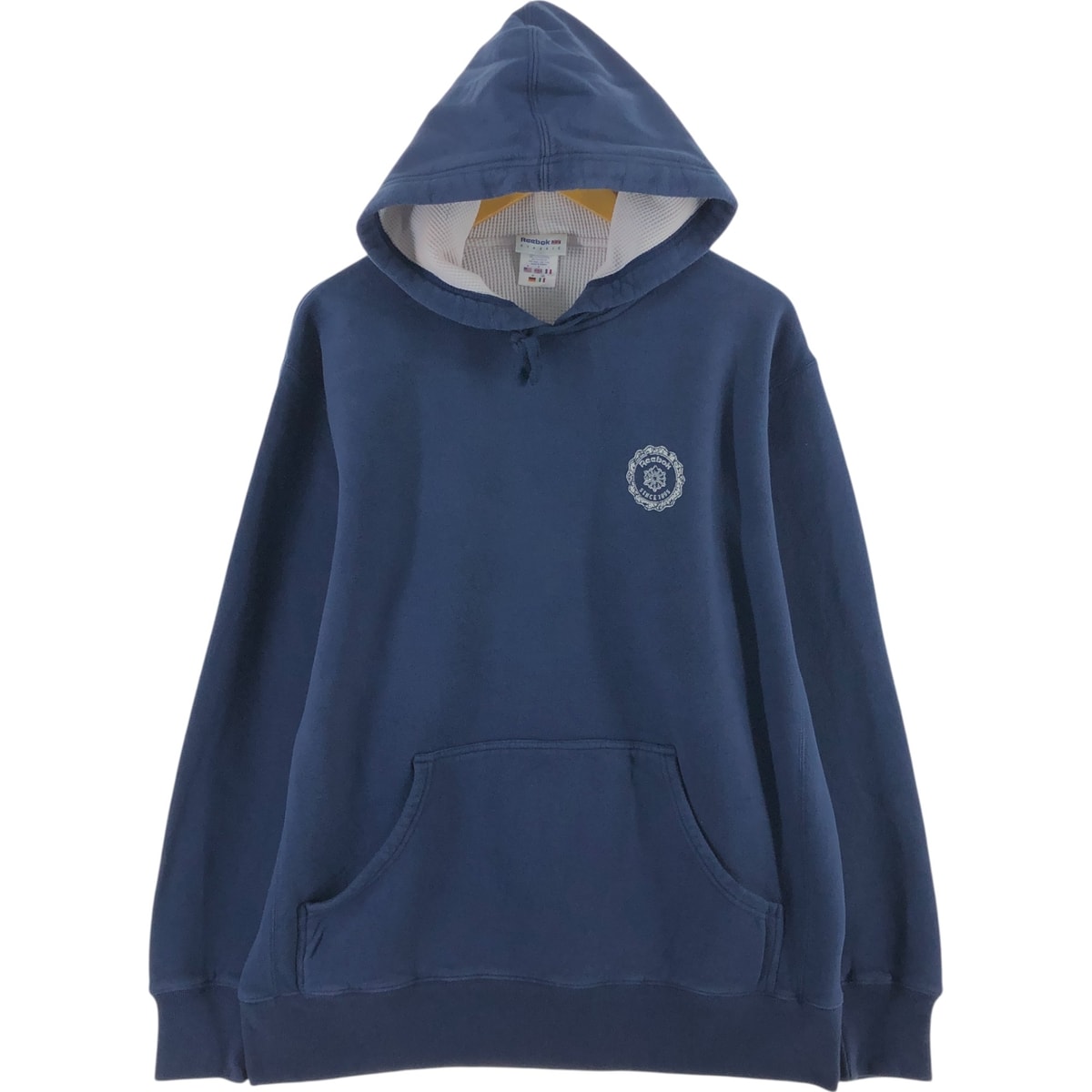 古着 90年代 リーボック Reebok スウェットプルオーバーパーカー メンズM相当 ヴィンテージ/eaa505913