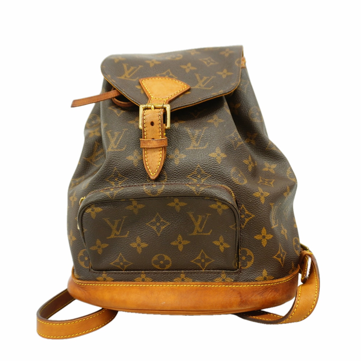 【6id6006】ルイヴィトン リュック・デイパック モノグラム モンスリMM M51136 ブラウン【中古】レディース