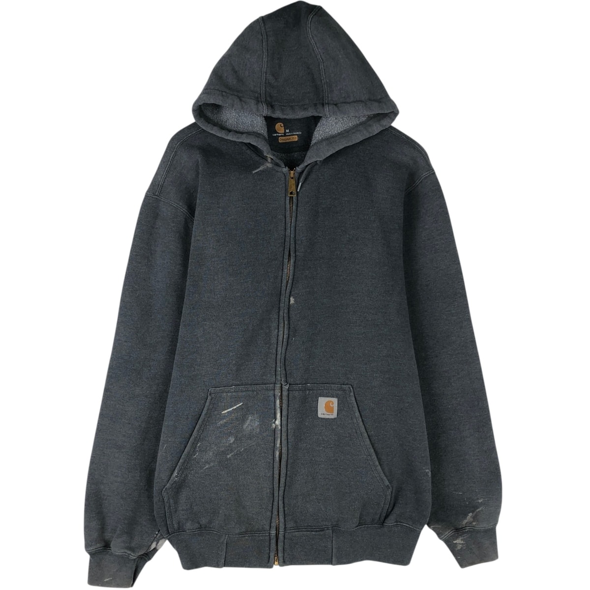 古着 カーハート Carhartt ORIGINAL FIT スウェットフルジップパーカー メンズM相当/eaa624238