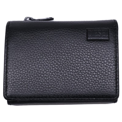 ディーゼル 【新品同様】X09679 P0685 T8013 TRI-FOLD L ZIP レザー