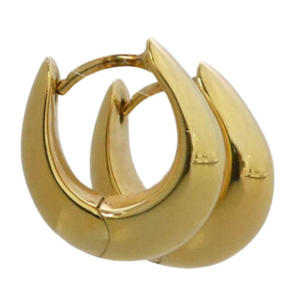 D (傷や汚れあり)】TOM WOOD トムウッド Ice Hoop Small Gold アイス