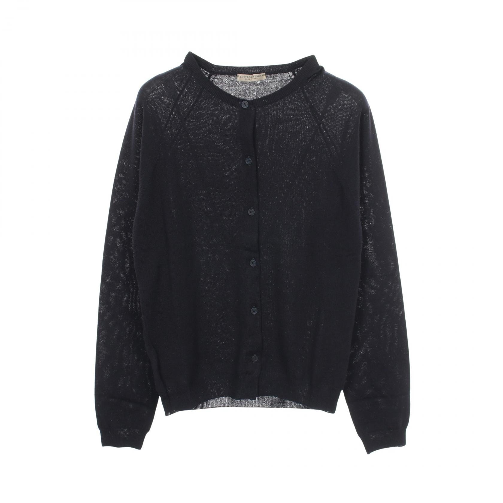 ボッテガヴェネタ BOTTEGA VENETA カーディガン 衣料品 トップス ウール レディース ネイビー系 322724 【中古】