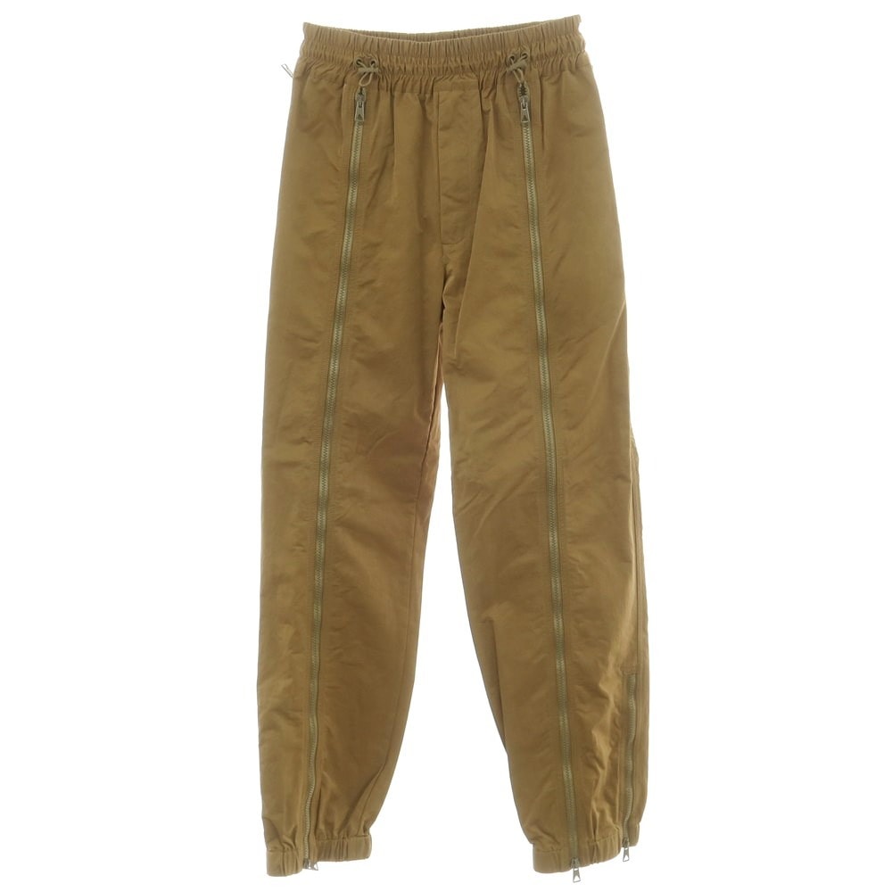 【中古】ボッテガヴェネタ BOTTEGAVENETA ナイロン ジップ イージーパンツ オリーブ【サイズS】【メンズ】