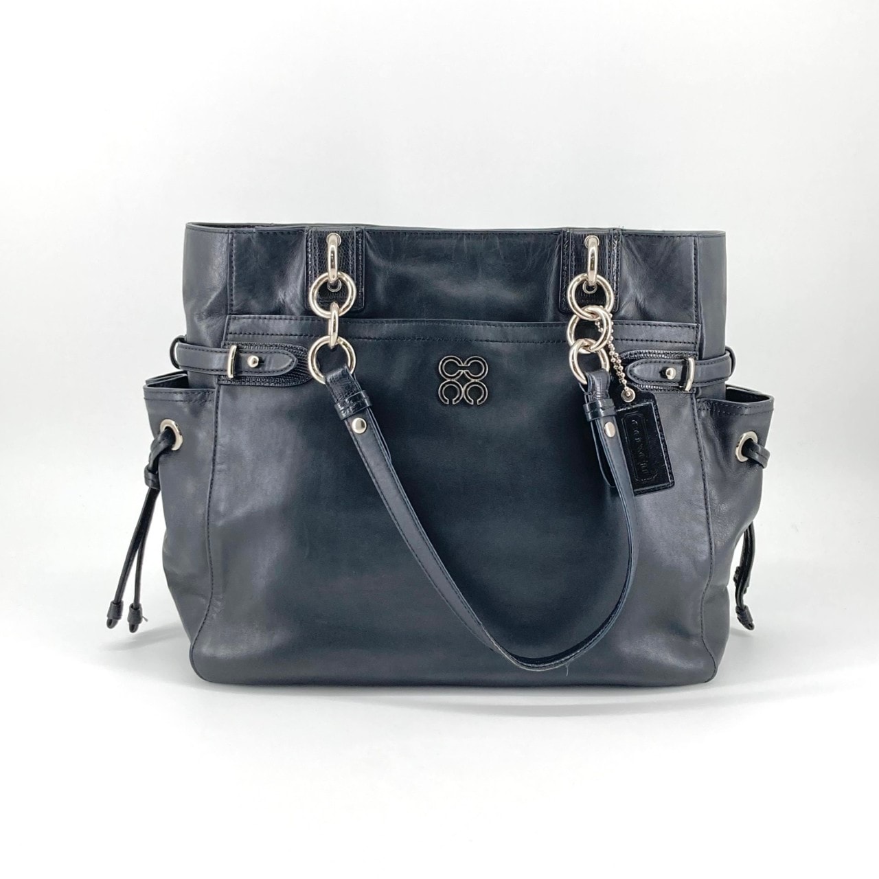 COACH(コーチ) コレット レザー キャリーオール 16430 トートバッグ ブラック