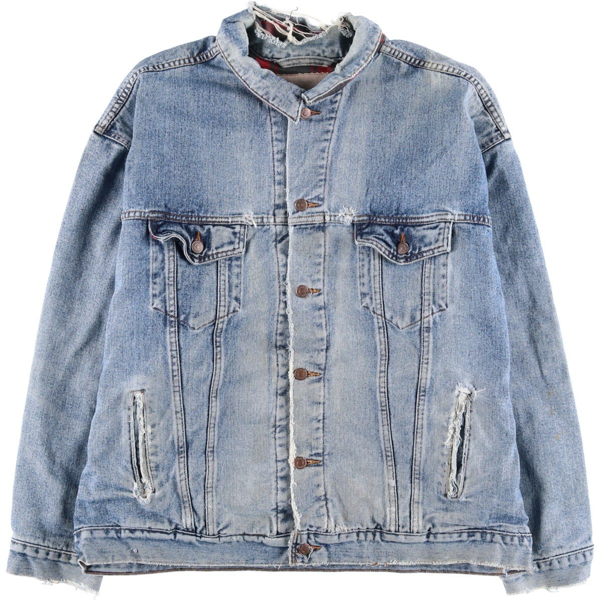 古着 リーバイス Levi's デニムジャケット Gジャン メンズXXL相当 ヴィンテージ/eaa601230