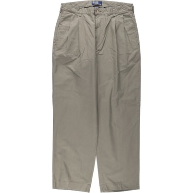 古着 ラルフローレン Ralph Lauren POLO by Ralph Lauren HAMMOND PANT ツータック チノパンツ メンズw35相当/eaa663435