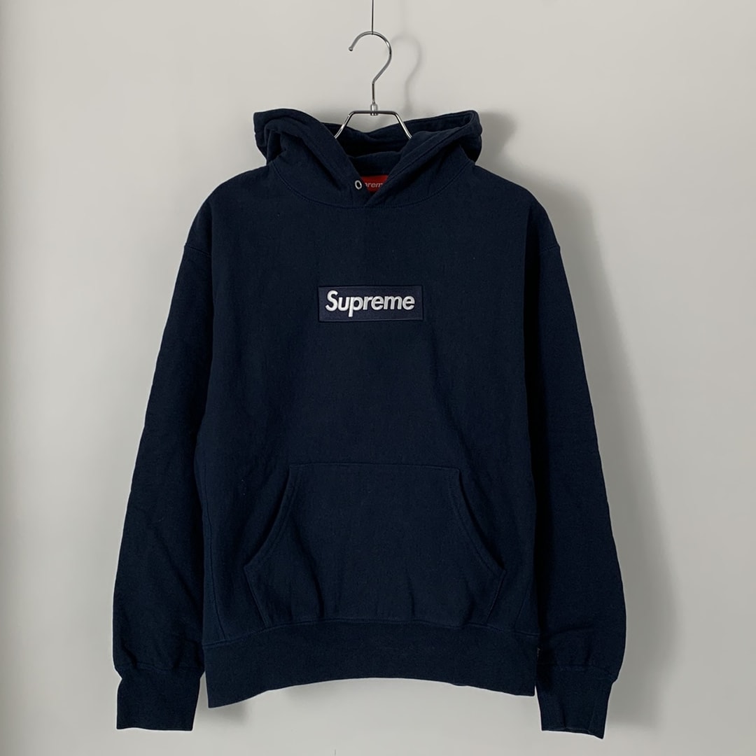 Supreme Box Logo Hooded Sweatshirt (25FW) "Navy"