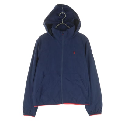 POLO RALPH LAUREN ポロラルフローレン ワンポイントロゴ 長袖 ジップパーカー L ネイビー