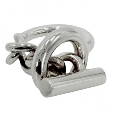 HERMES エルメス 指輪 クロワゼット アクセサリー ジュエリー 小物 50サイズ シルバー925 約8号 レディース 約13.7g【中古品】