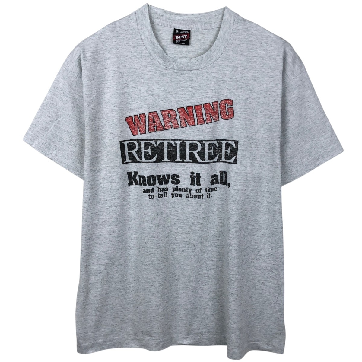 古着 90年代 フルーツオブザルーム FRUIT OF THE LOOM メッセージプリントTシャツ USA製 メンズXL相当 ヴィンテージ/eaa661901