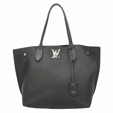 【6dd4469】ルイヴィトン トートバッグ ロックミーゴー M55028 ノワール【中古】レディース