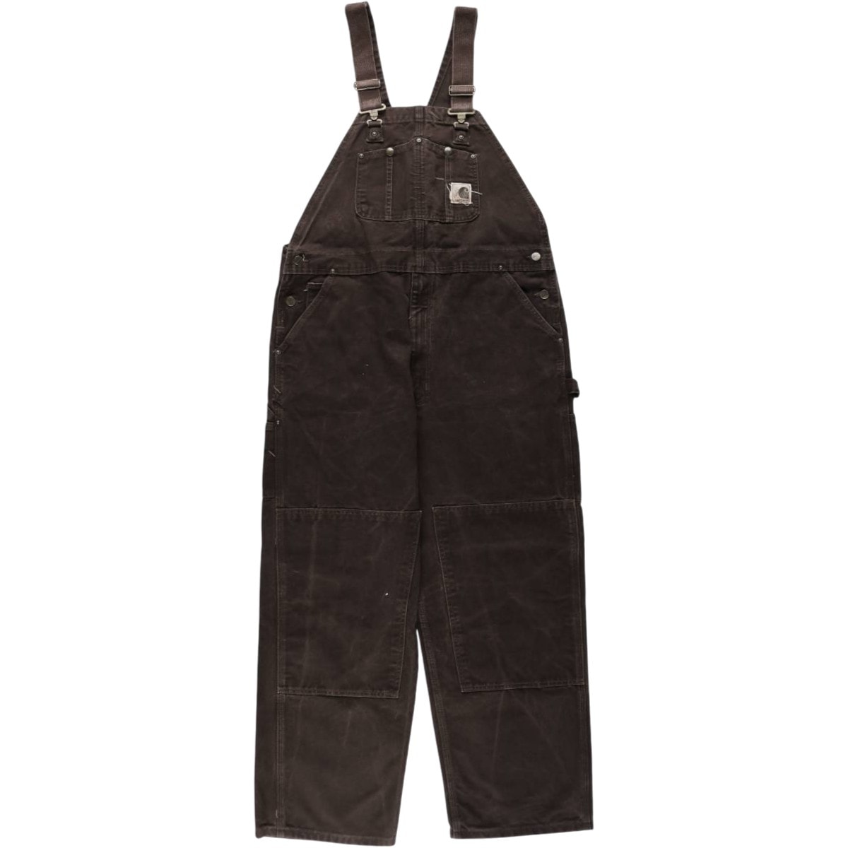 古着 ビッグサイズ 00年代 カーハート Carhartt ダブルニー ダック オーバーオール メンズw40相当/eaa633592