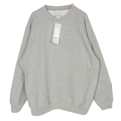 COMOLI コモリ 23AW Y03-05002 コットン吊裏毛クルーネック スウェット トレーナー グレー系 4【中古】