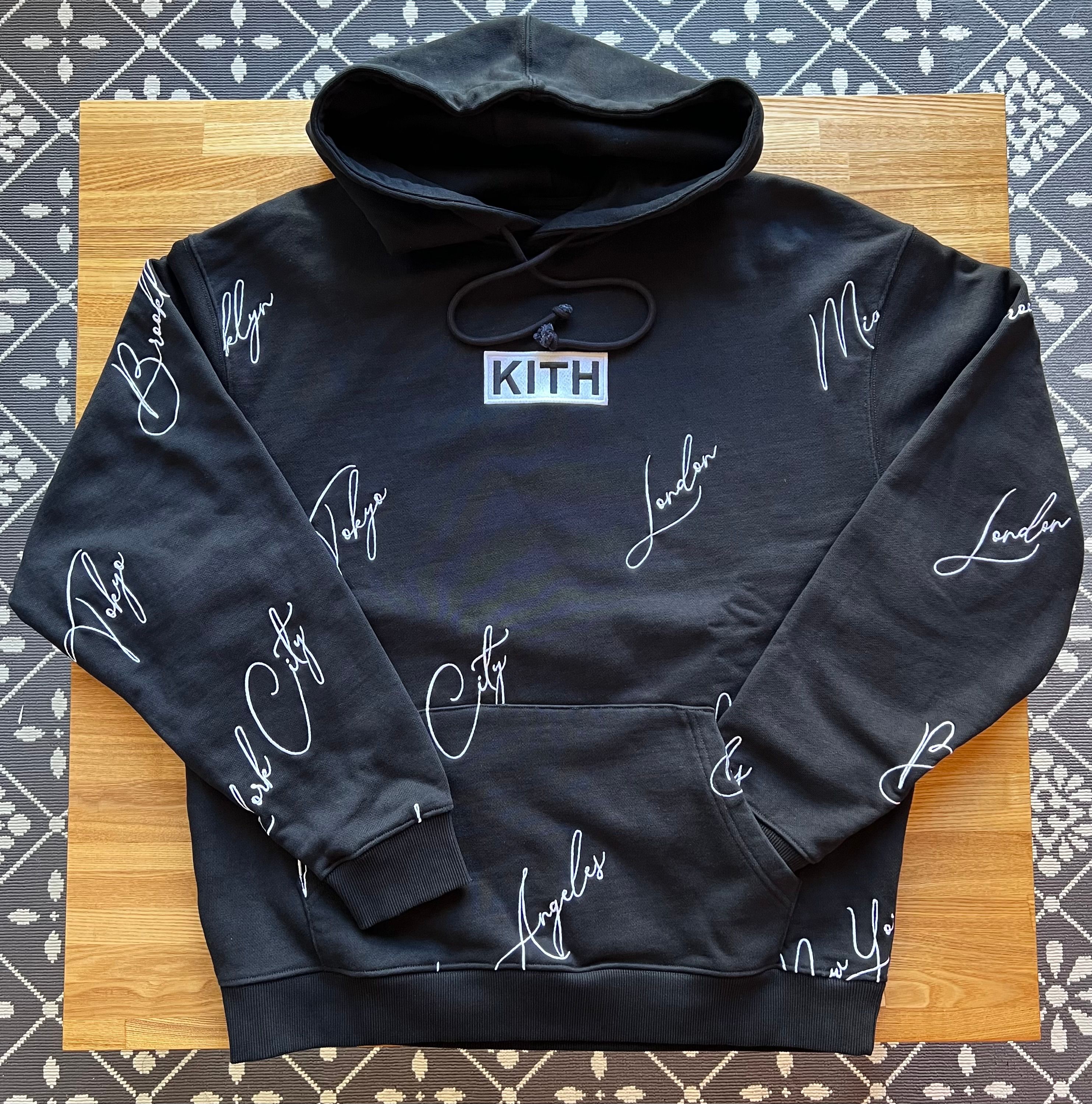 Kith City Script Hoodie "Black"