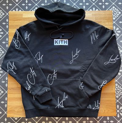 Kith City Script Hoodie "Black"