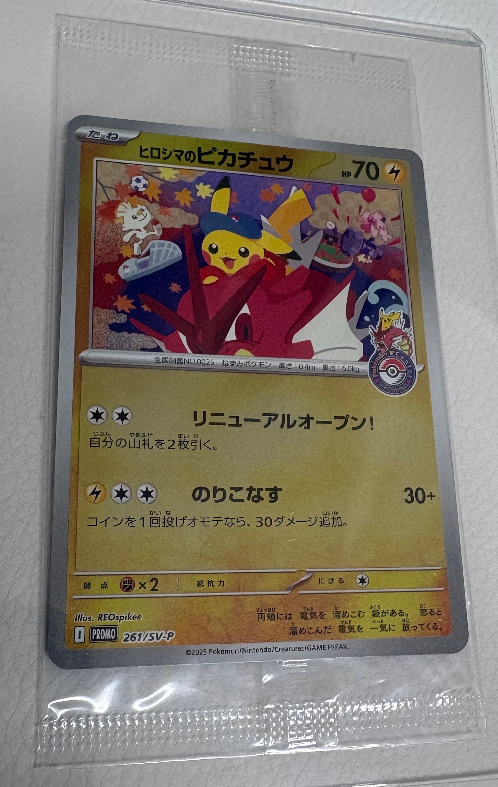 ヒロシマのピカチュウ P [SV-P 261](スペシャルBOX「ポケモンセンターヒロシマ」)