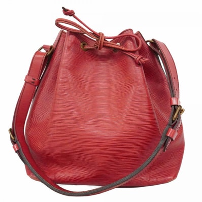 ★最終価格【6db1171】ルイヴィトン ショルダーバッグ エピ プチノエ M44107 カスティリアンレッド【中古】レディース