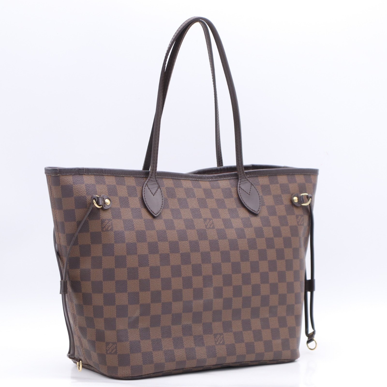 LOUIS VUITTON ルイ・ヴィトン モノグラム ネヴァーフルMM M40156 ハンドバッグ ブラウン ベージュ コーティングキャンバス レザー レディース