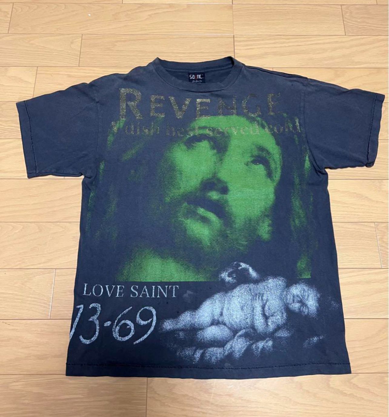 SAINT Mxxxxxx x BerBerJin BJ SS Tee/Revenge "Black"