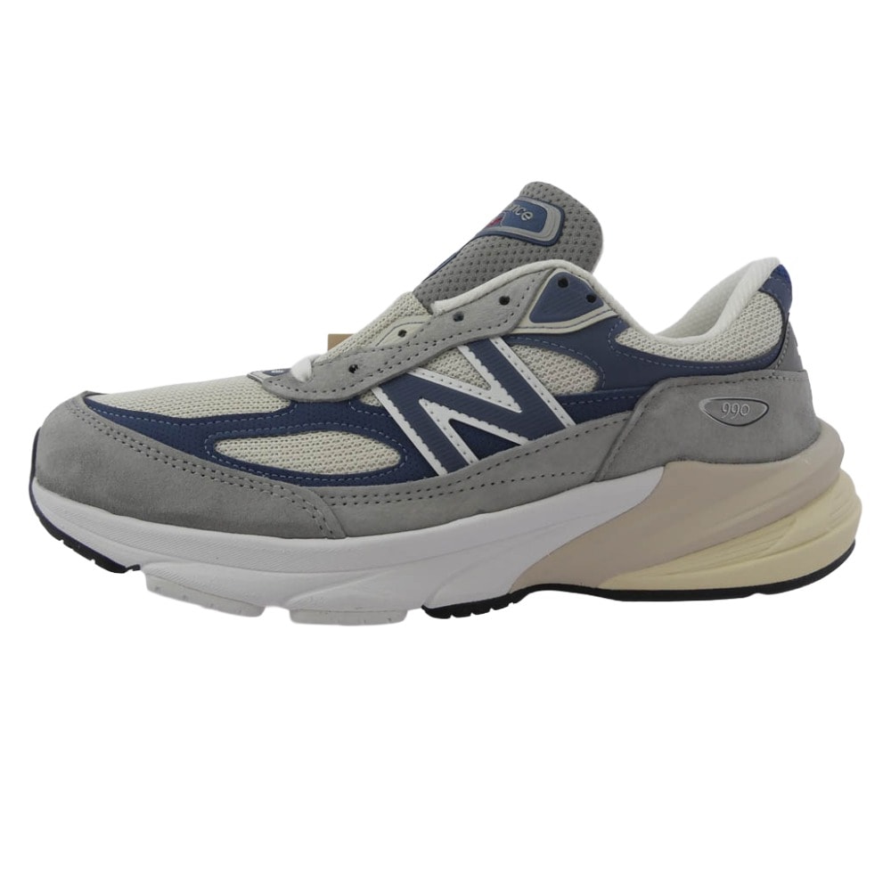 NEW BALANCE ニューバランス スニーカー U990TC6 USA製 スエード シンセティックレザー ローカット スニーカー グレー系 26.5cm【極上美品】【中古】
