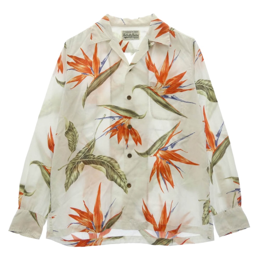 D (傷や汚れあり)】WACKO MARIA ワコマリア 18SS BIRD OF PARADISE L/S