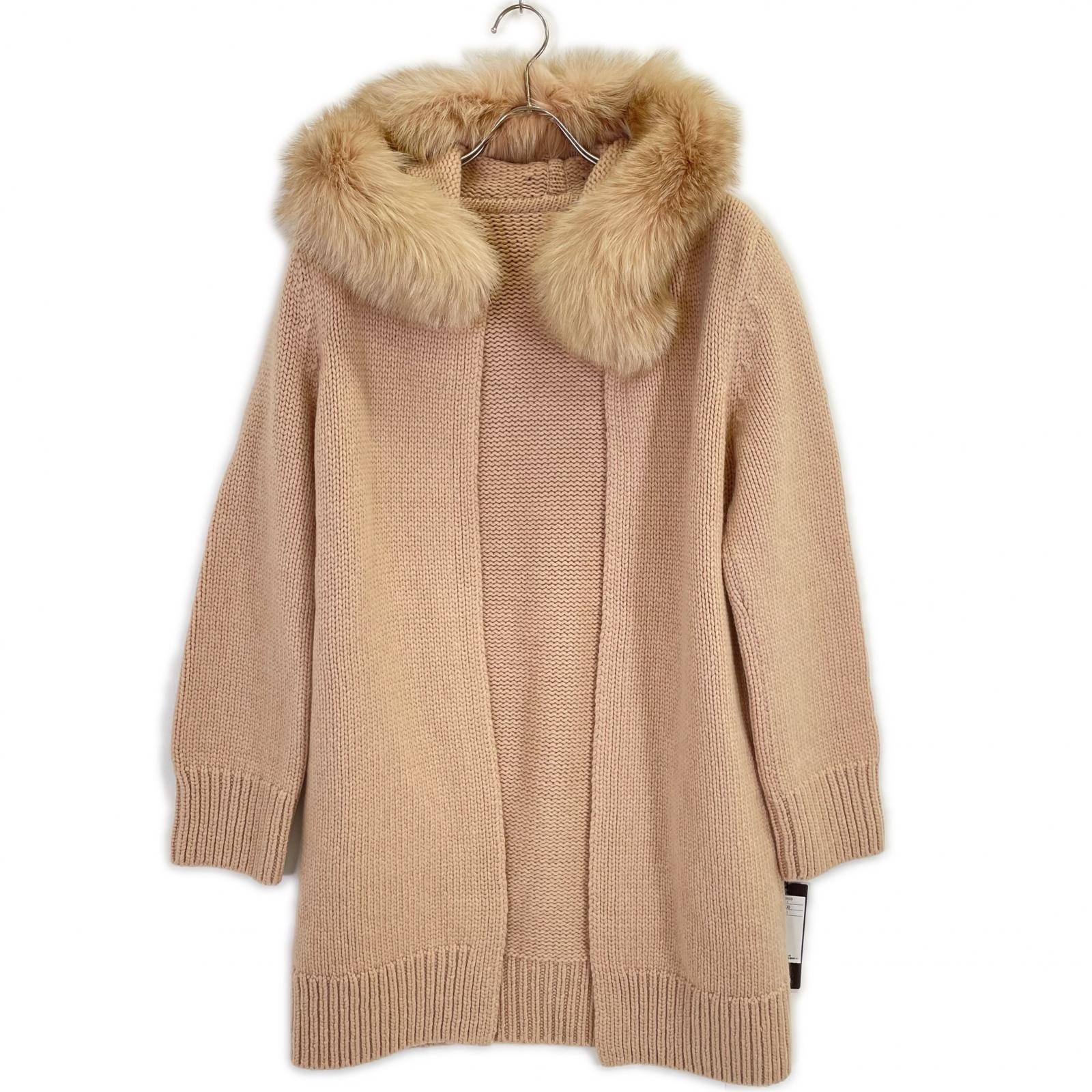 フォクシー 38516 ピンクベージュ フォックスソレイユ ニットコート F