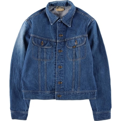 古着 80年代 リー Lee デニムジャケット Gジャン カナダ製 メンズL相当 ヴィンテージ/eaa588499