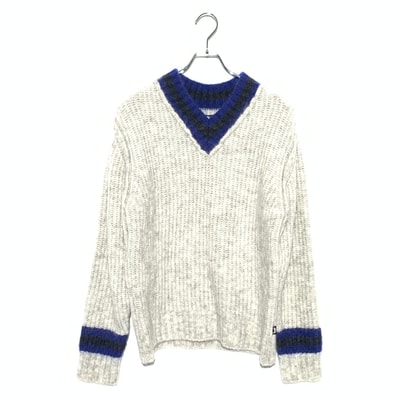 Stussy Mohair Tennis Sweater "Ash" 117142
