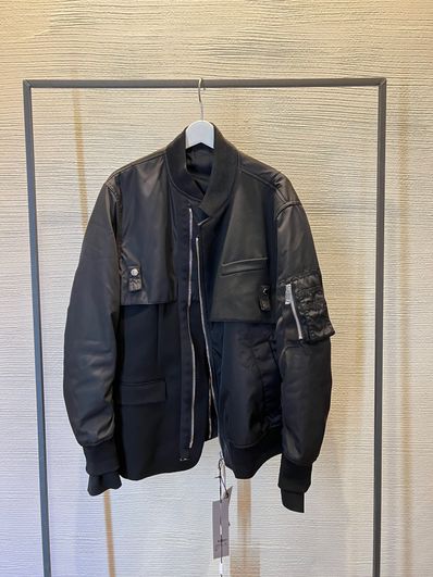 Dior x Sacai Hybrid Bomber Jacket Technical Twill "Black"
