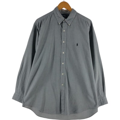 古着 ラルフローレン Ralph Lauren YARMOUTH 長袖 ボタンダウンシャツ メンズXL相当/eaa541790