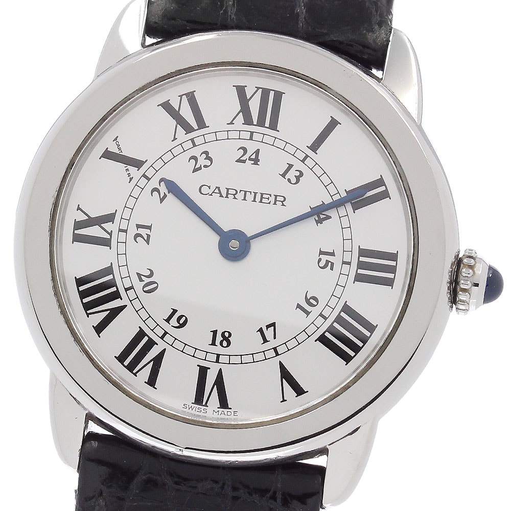 カルティエ ロンドソロ SM W6700155 レディース 【中古】