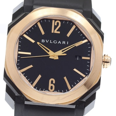 ★箱・保 ブルガリ オクト デイト BGOP41SG メンズ 【中古】