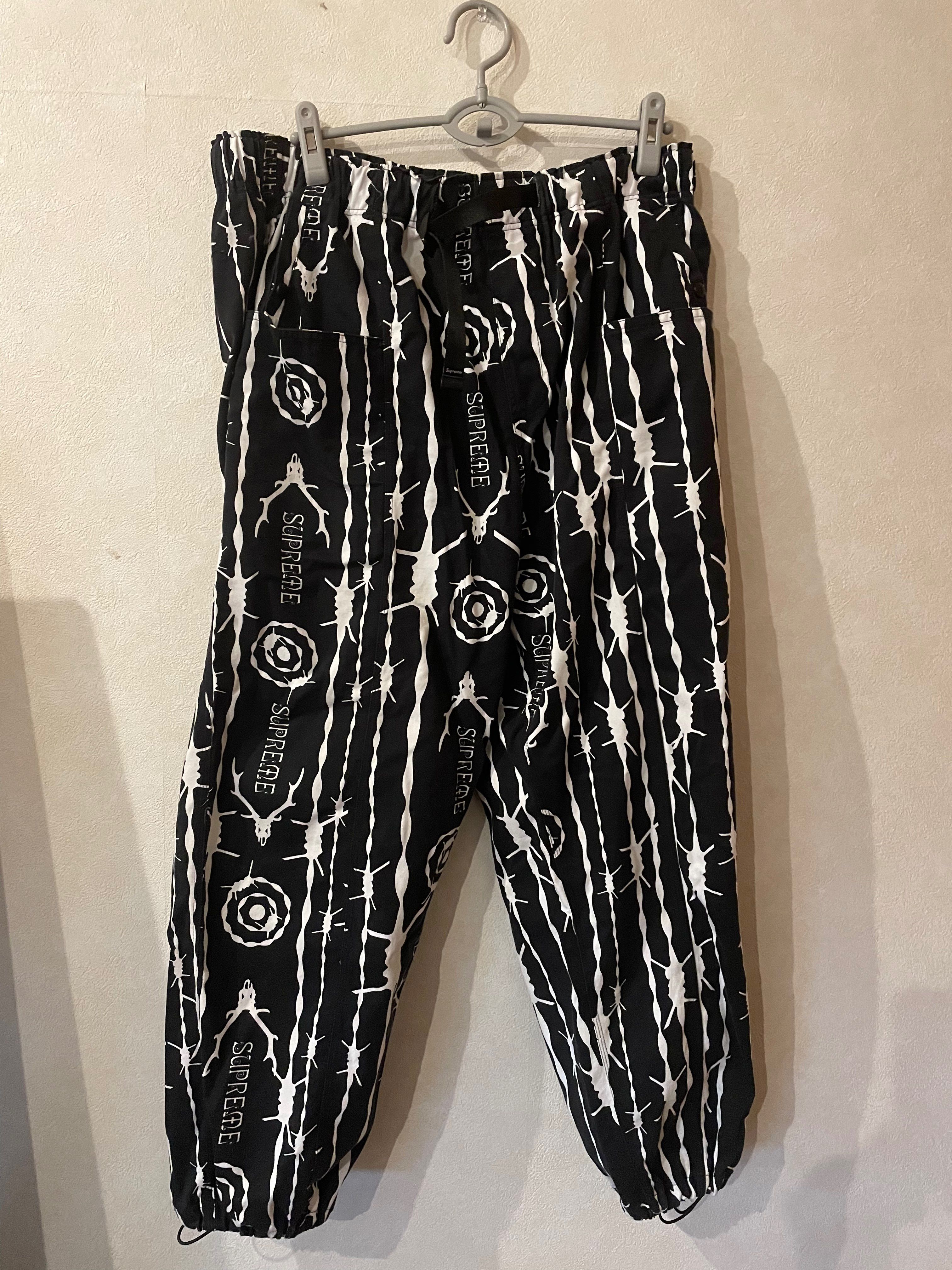 Supreme x SOUTH2 WEST8 Belted Pant "Black/White"