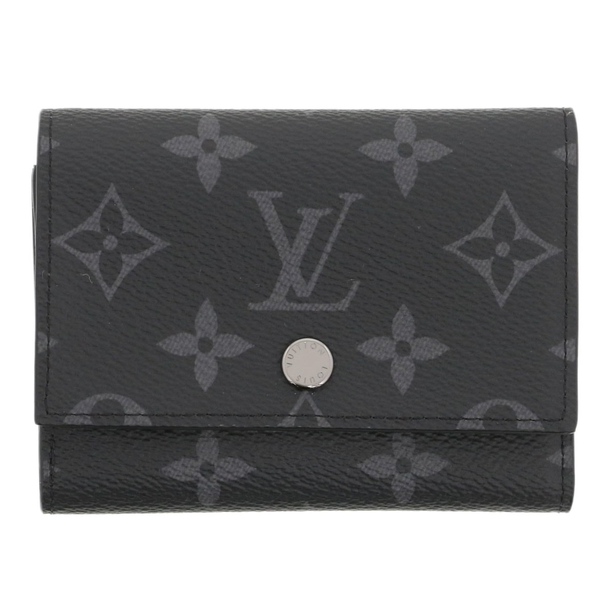 LOUIS VUITTON ルイ・ヴィトン ヴィクター ウォレット 財布 三つ折り財布 M12598 モノグラムエクリプス ブラック  メンズ【中古】