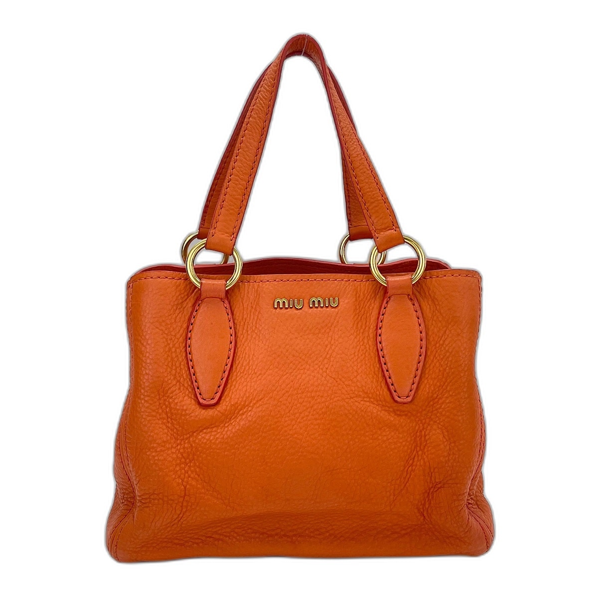 ミュウ ミュウ Miu Miu ビィッテロカリブ 2WAY ショルダーバッグ【中古】