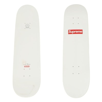 【中古】シュプリーム Supreme 2014年春夏 20th Anniversary Box Logo Skateboard スケートボード デッキ スケボー ホワイト【メンズ】