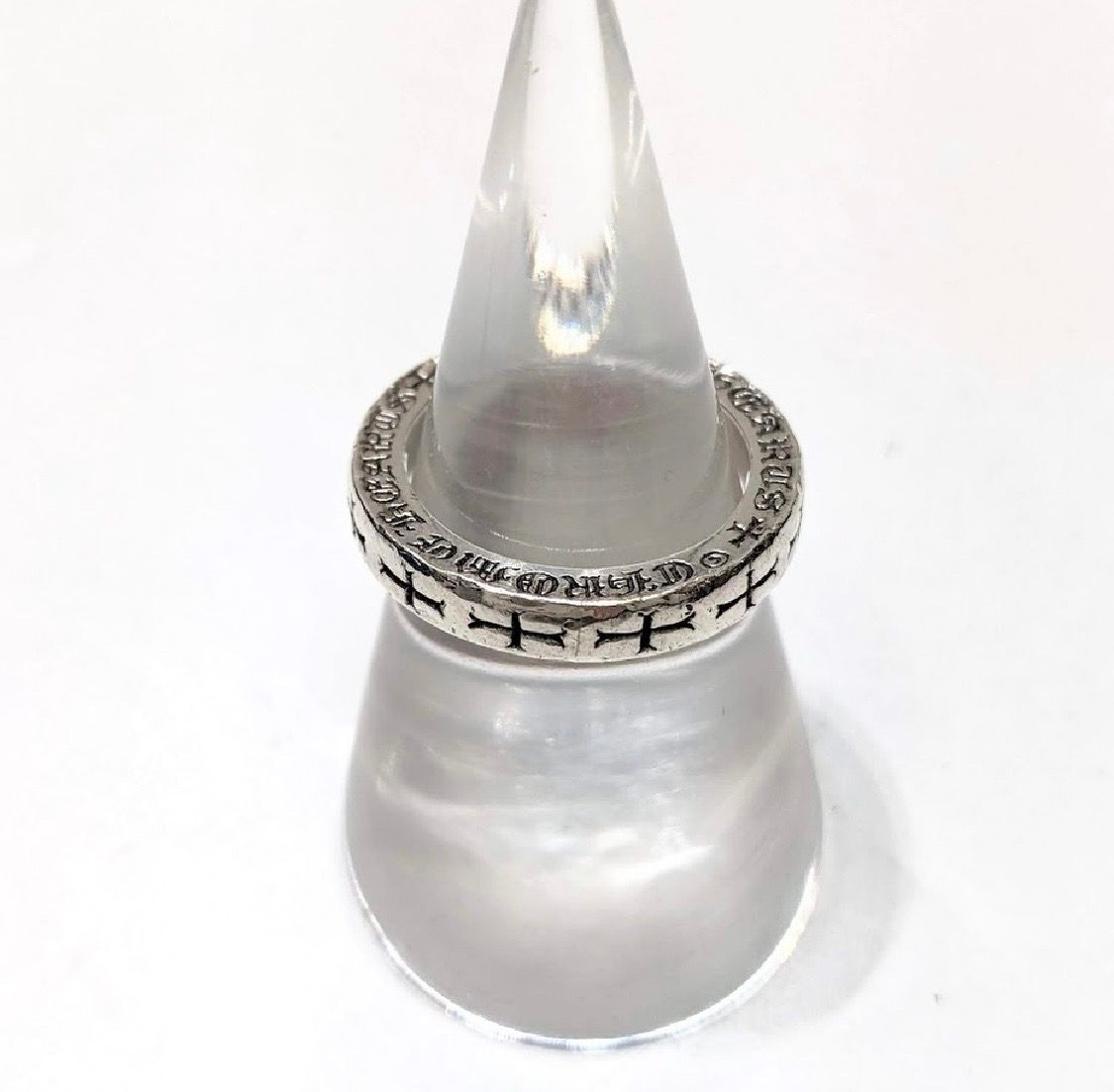 Chrome Hearts Spacer Ring 3mm CH Fuck You "Silver"