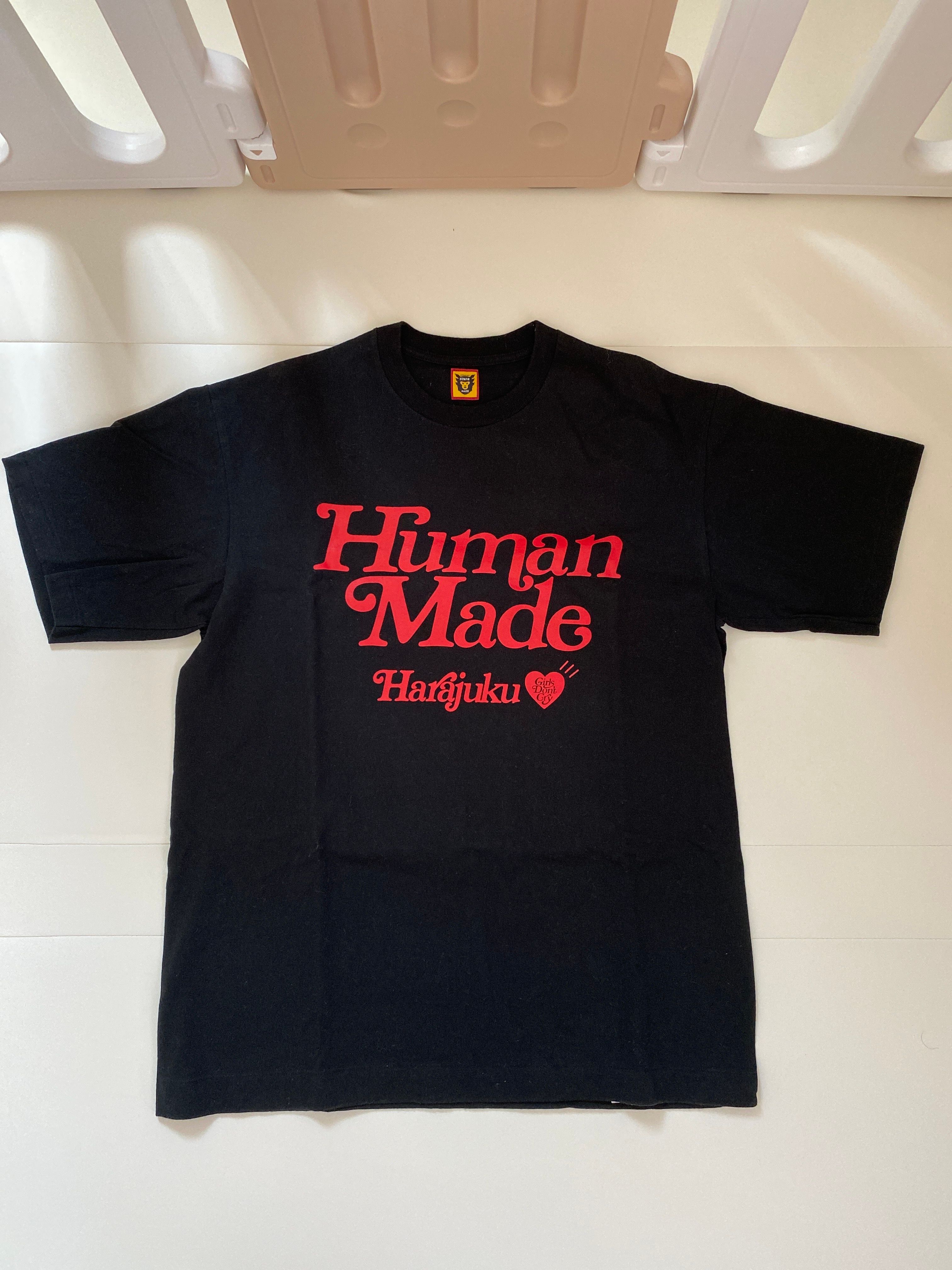 HUMAN MADE Girls Don't Cry Harajuku T-Shirt #1 "Black" / VERDY